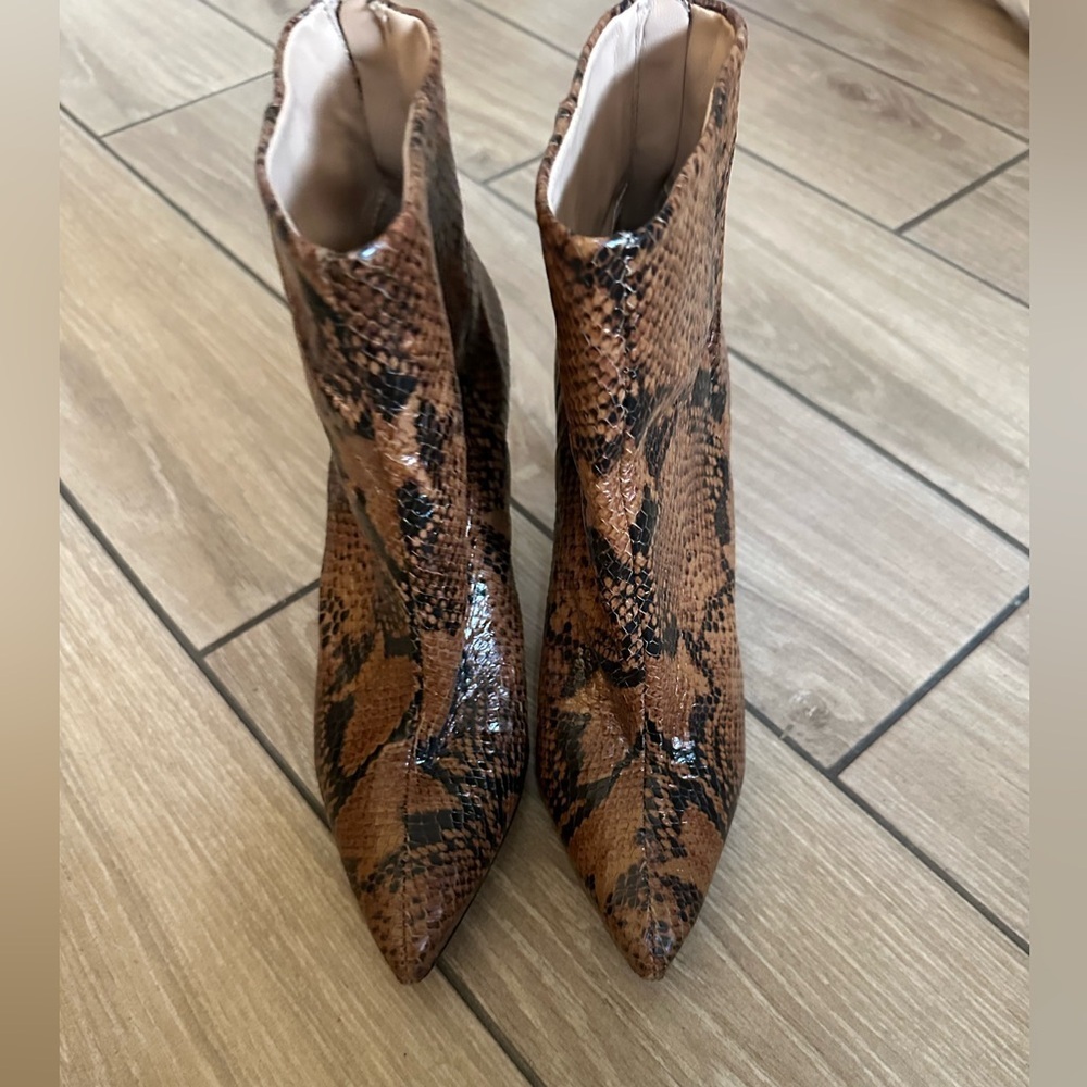 Snakeskin Booties​​​ - Picture 6 of 7